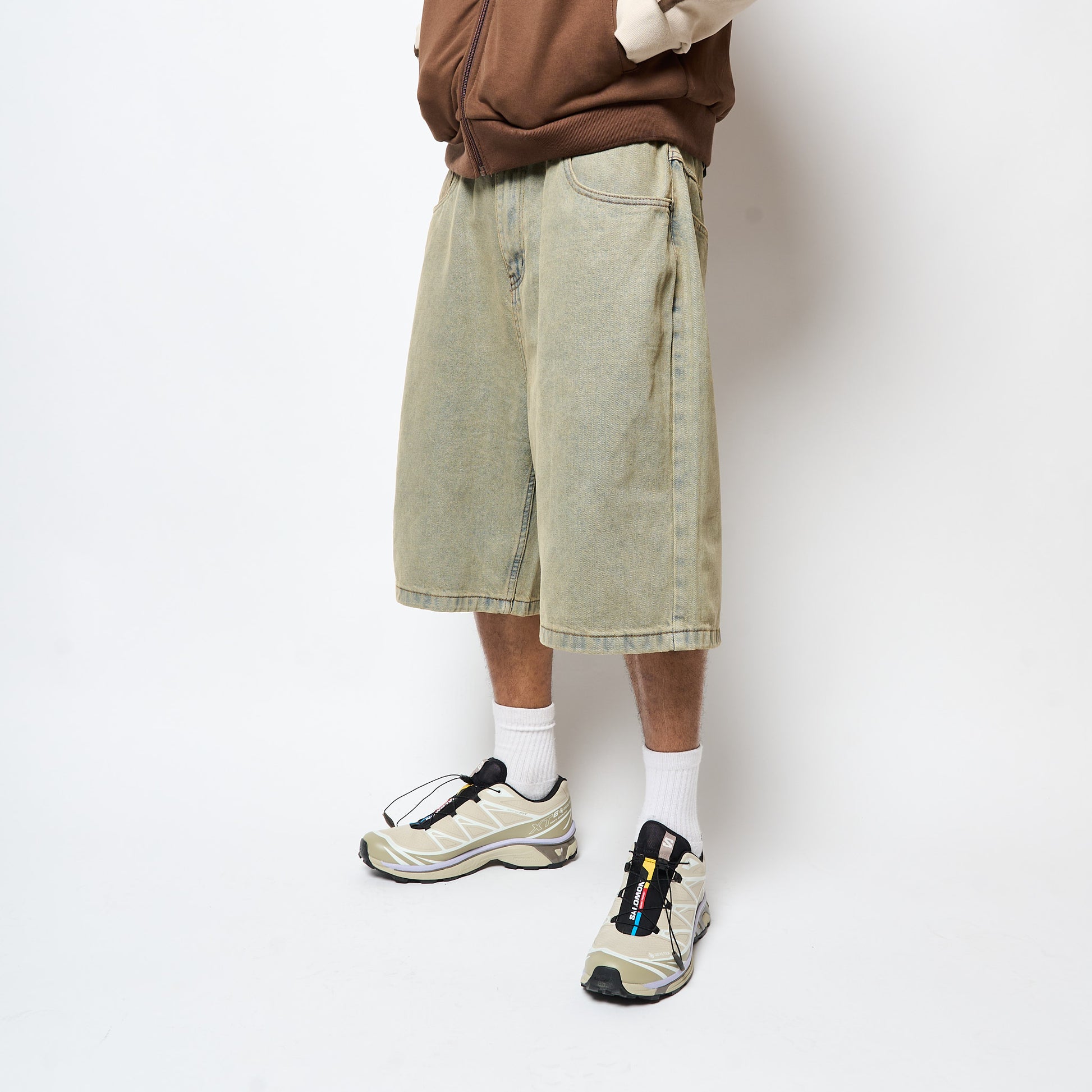 Butter Goods - Garage Denim Shorts (Sunfade Blue)