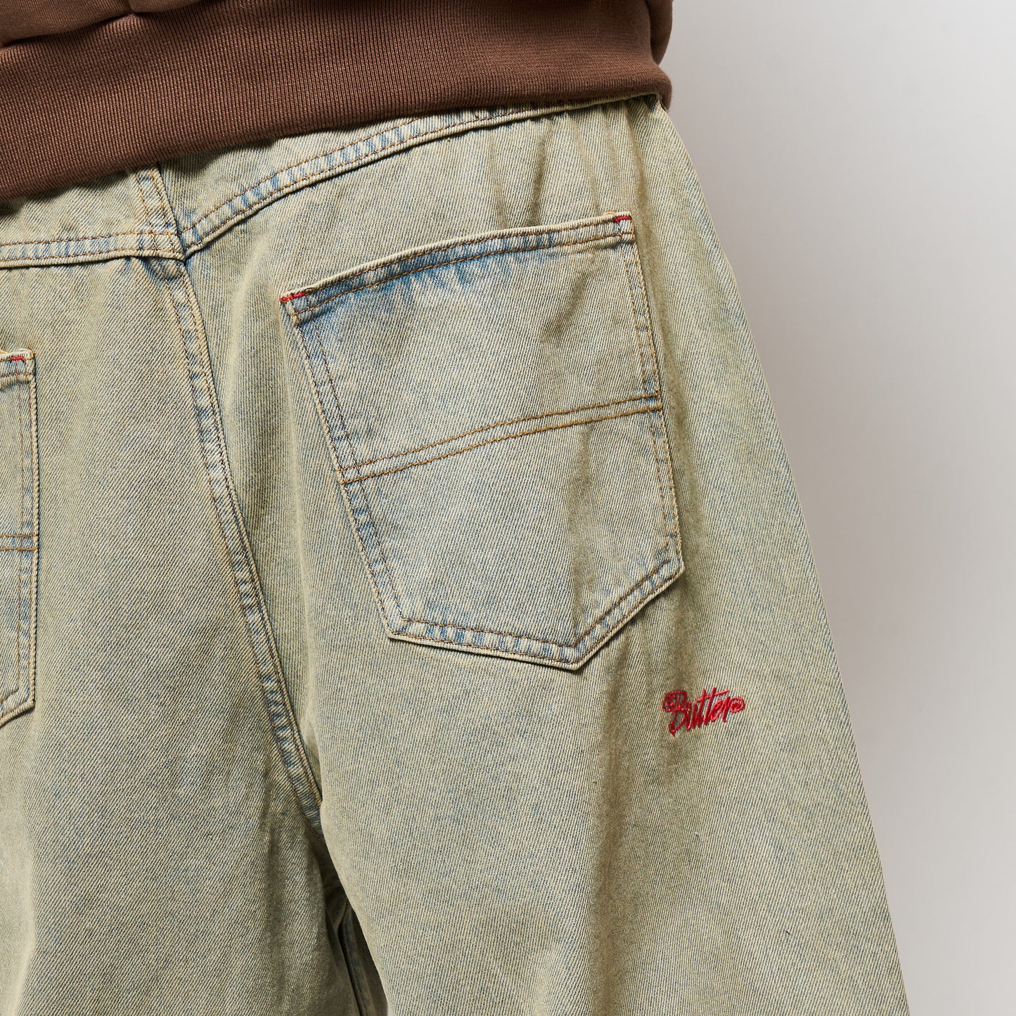 Butter Goods - Garage Denim Shorts (Sunfade Blue)
