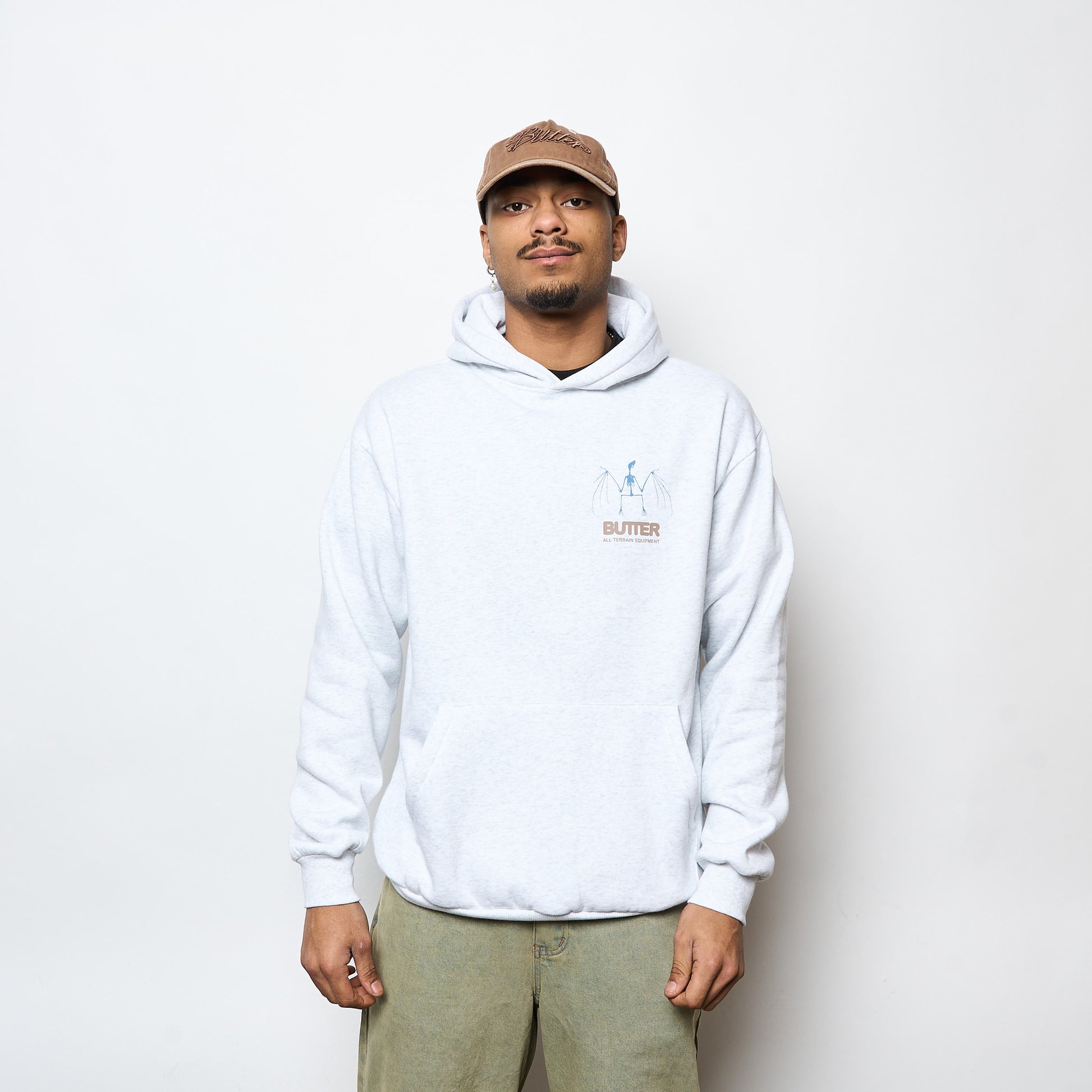 Butter Goods - Nocturnal Pullover Hood (Ash)