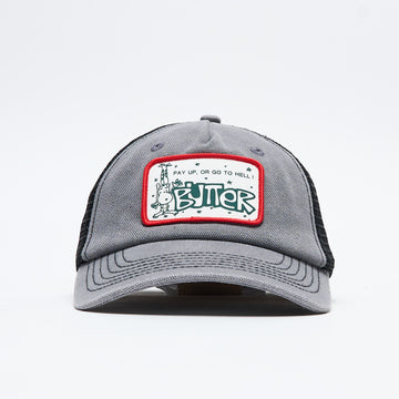 Butter Goods - Pay Up Trucker Cap (Faded Grey)