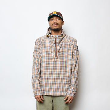 Butter Goods - Plaid Equipment Anorak (Sky / Tan)