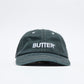 Butter Goods - Rounded Logo 6 Panel Cap (Washed Black)