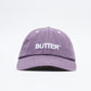 Butter Goods - Rounded Logo 6 Panel Cap (Washed Eggplant)