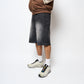 Butter Goods - Scorpion Stitch Denim Shorts (Slub Black)