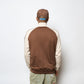 Butter Goods - Tunnel Fleece Track Jacket (Chocolate / Beige)