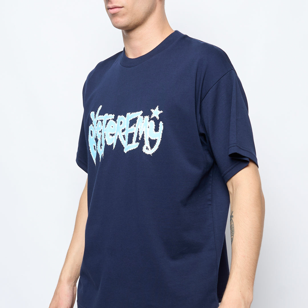 Bye Jeremy - Slipping T-shirt (Navy)