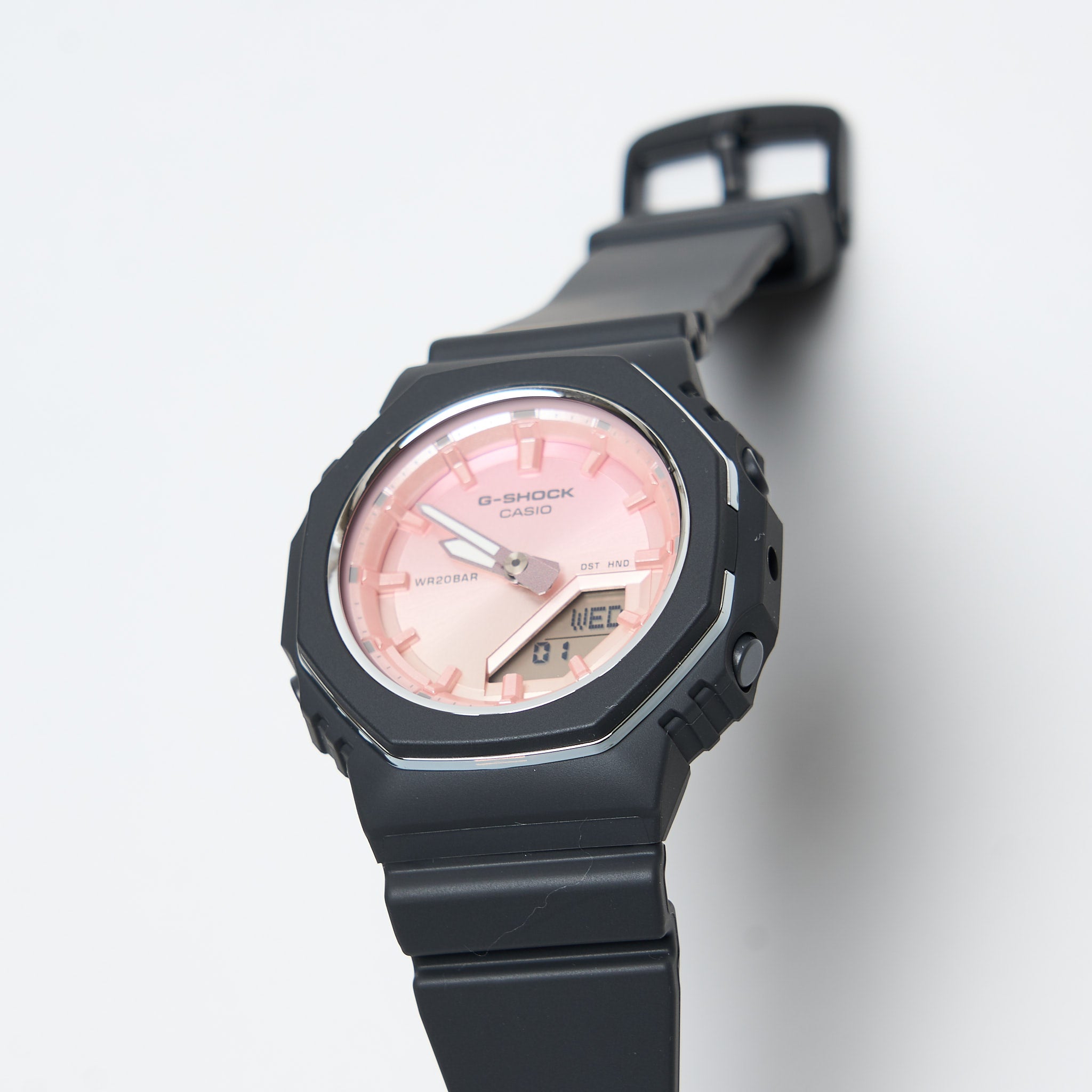 【新品】カシオ CASIO G-SHOCK 腕時計 レディース GMA-P2110SC-4ADR クォーツ 電池式 ピンクxブラック アナデジ表示 G-SHOCK gショック ジーショック 2100 クォーツ 電池式 GMA-P2110SC-4A