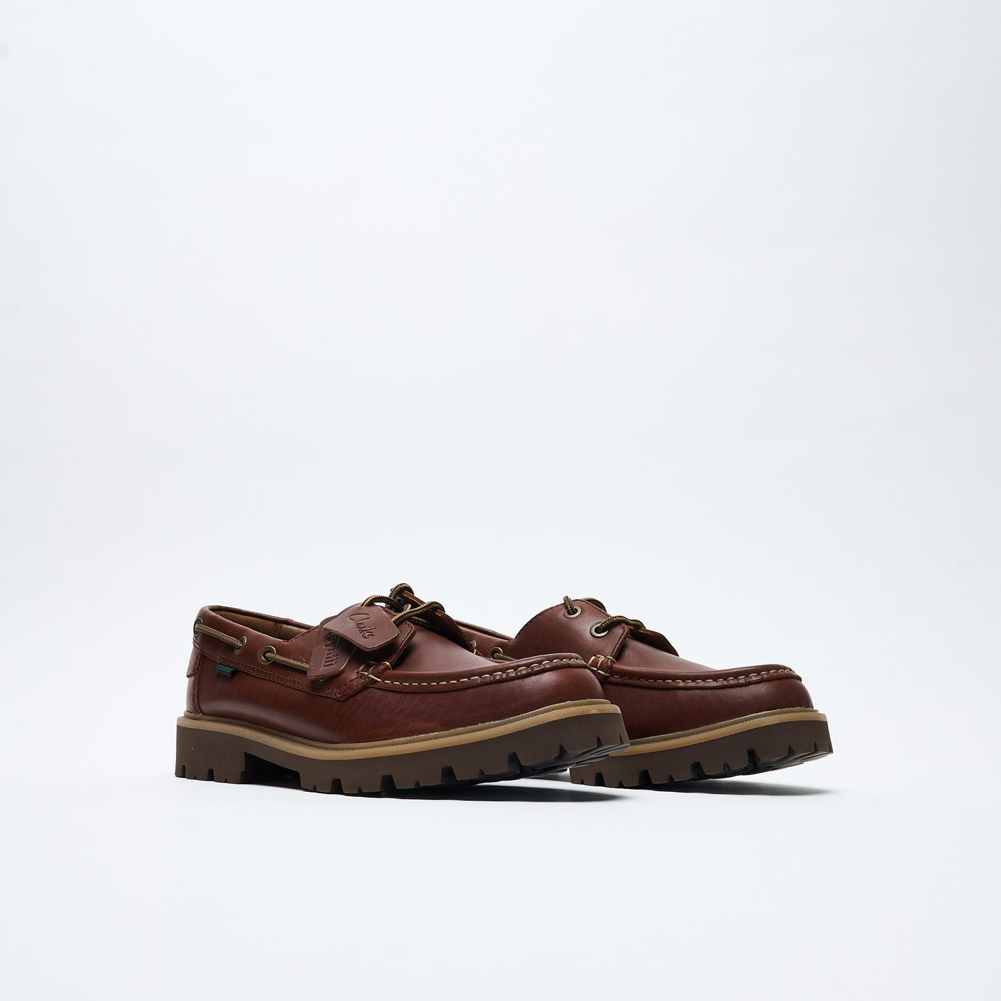 Clarks - Cleyhill Boat Men (Brown Leather)