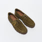 Clarks Signature Cleyhill Boat Suede Men Moss
