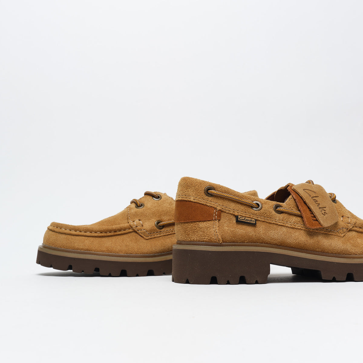 Clarks Originals - Cleyhill Boat Wheat Suede Men