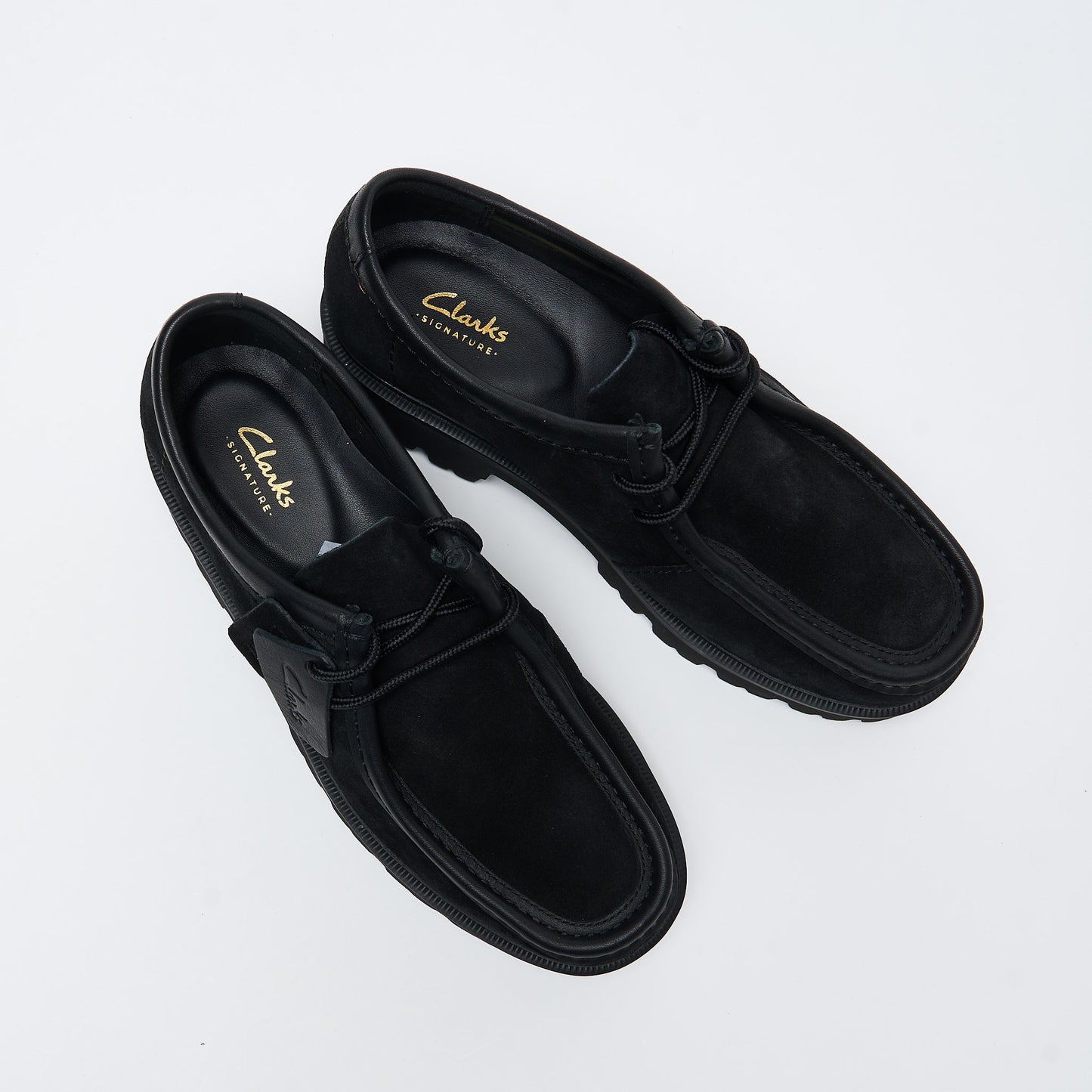 Clarks Signature - Cleyhill Seam Suede (Black)