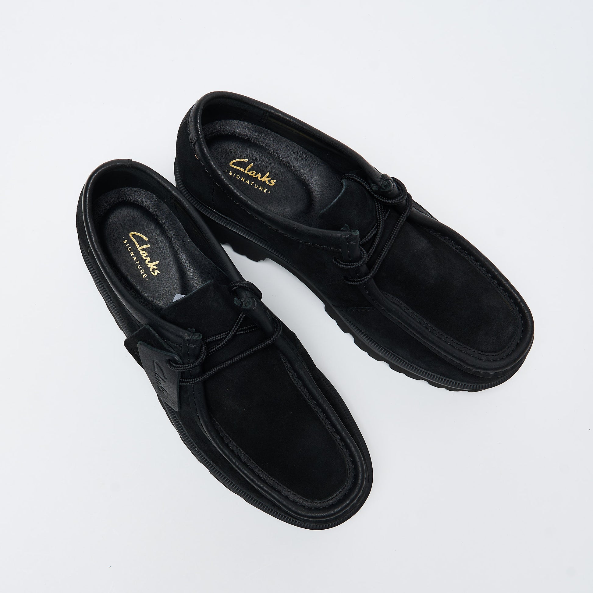 Clarks Signature - Cleyhill Seam Suede (Black)