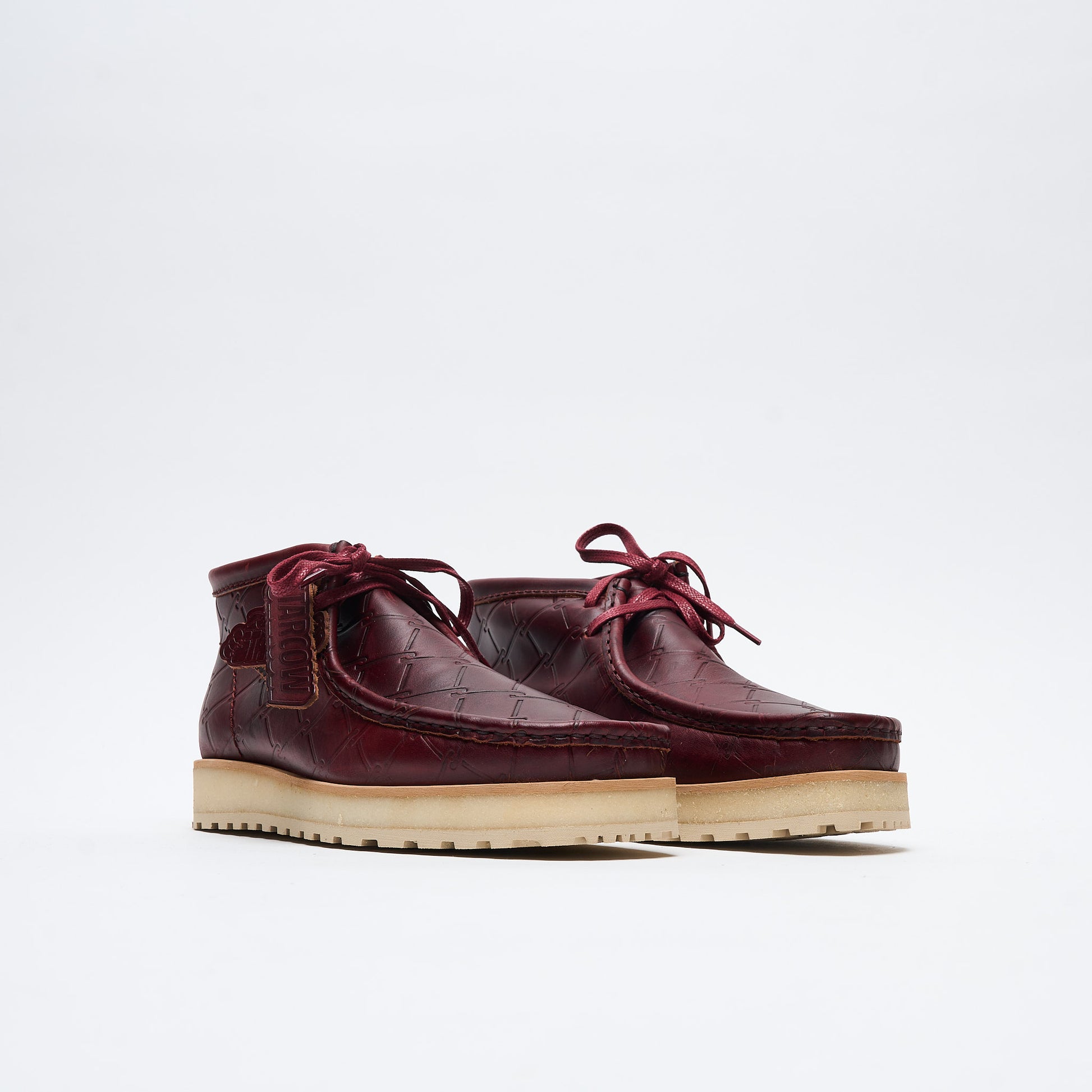 Starcow x Clarks - Wallabee Scout Leather (Burgundy) "The Cage"