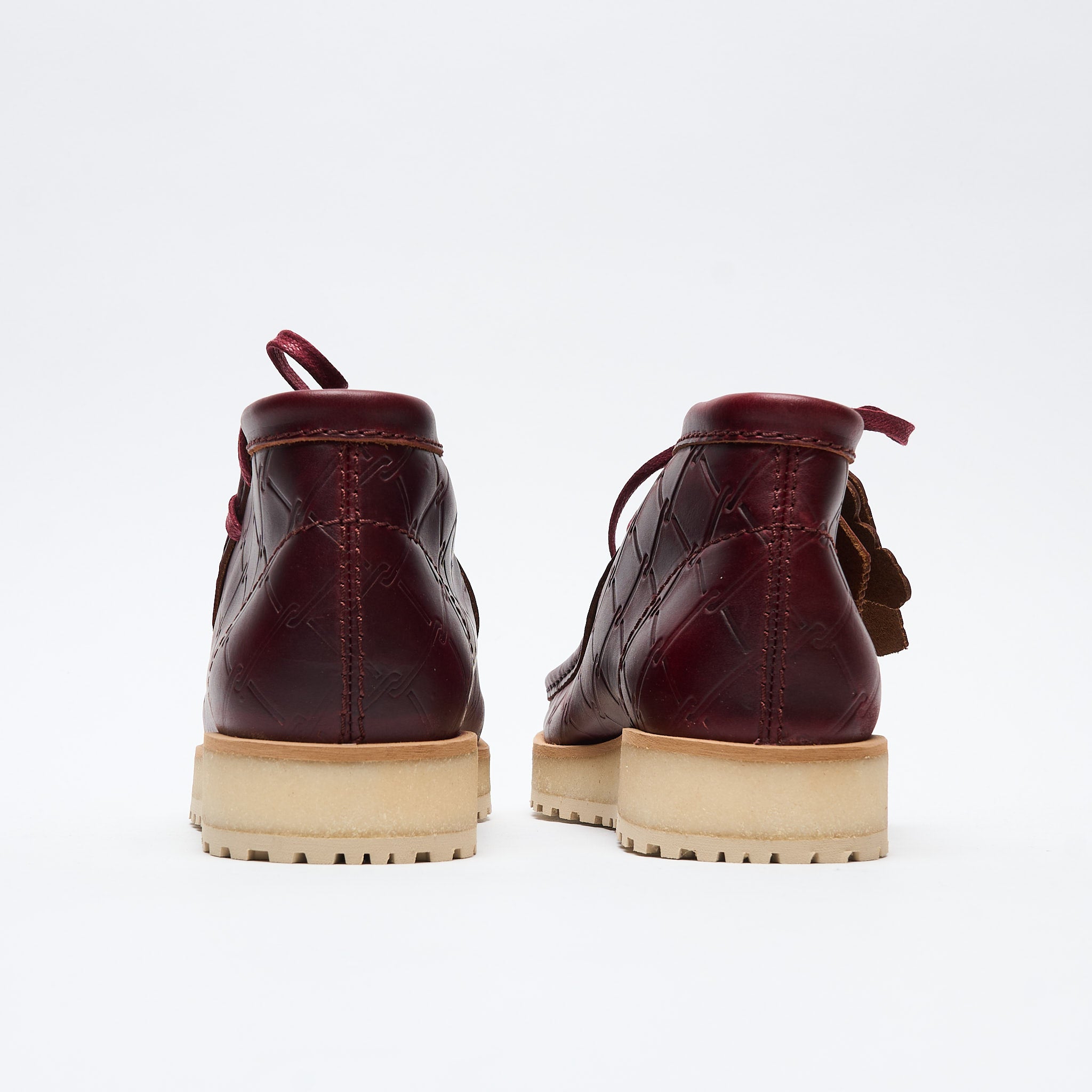 Starcow x Clarks - Wallabee Scout Leather (Burgundy) 