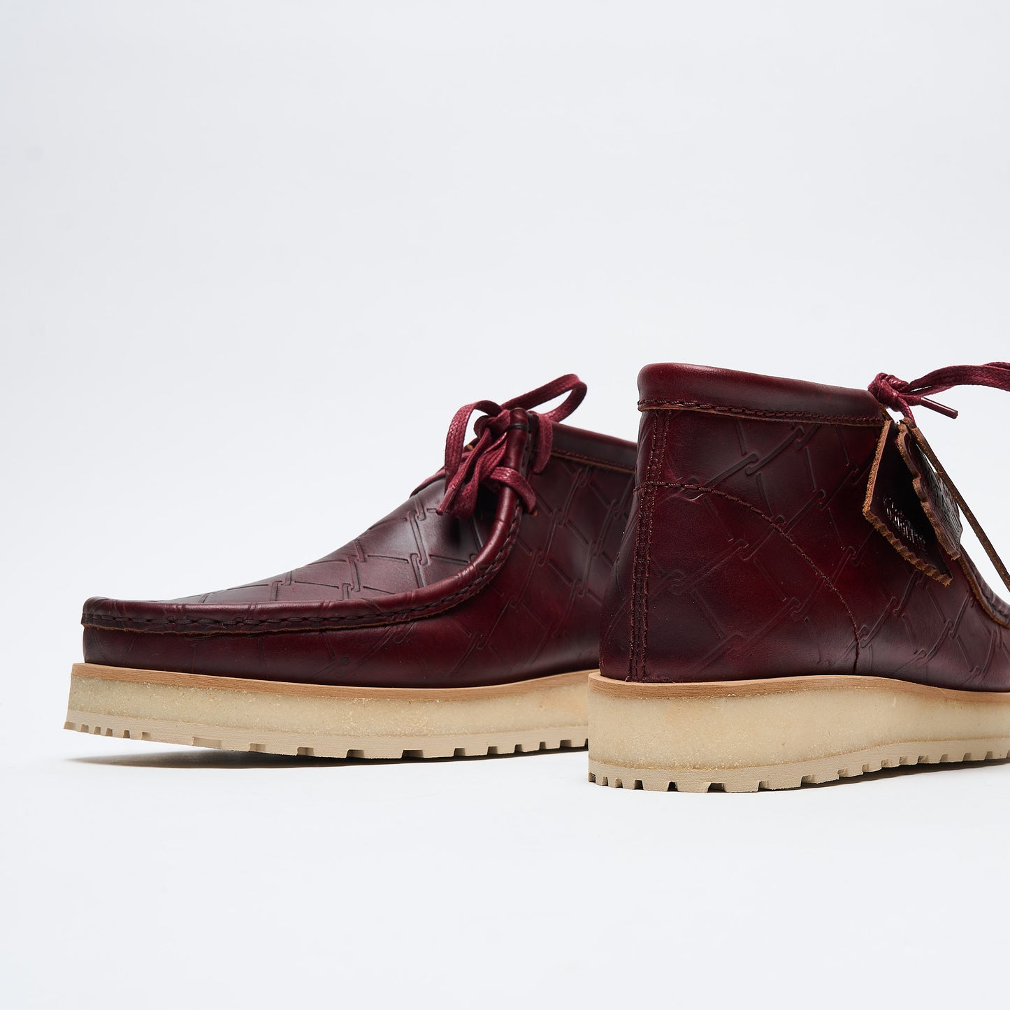 Starcow x Clarks - Wallabee Scout Leather (Burgundy) "The Cage"
