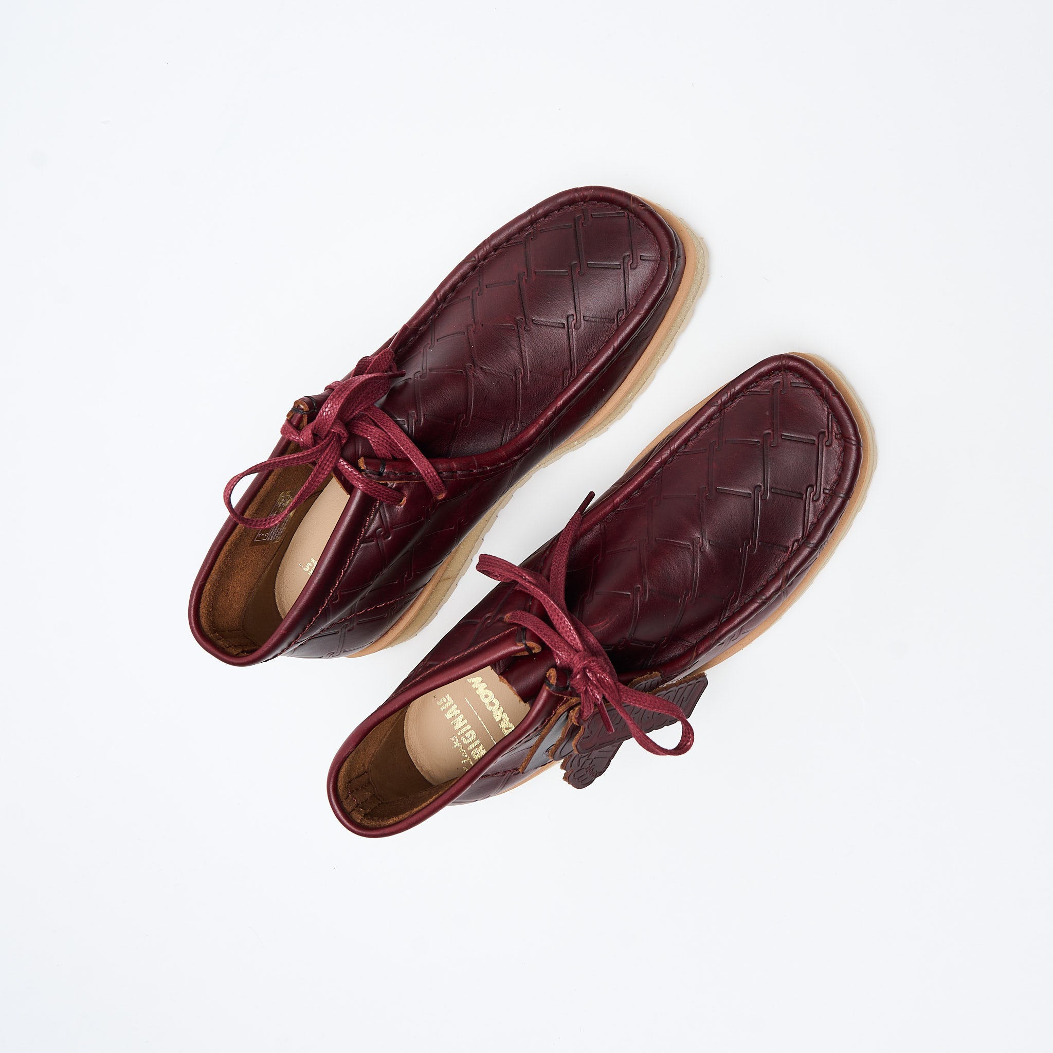 Starcow x Clarks - Wallabee Scout Leather (Burgundy) 