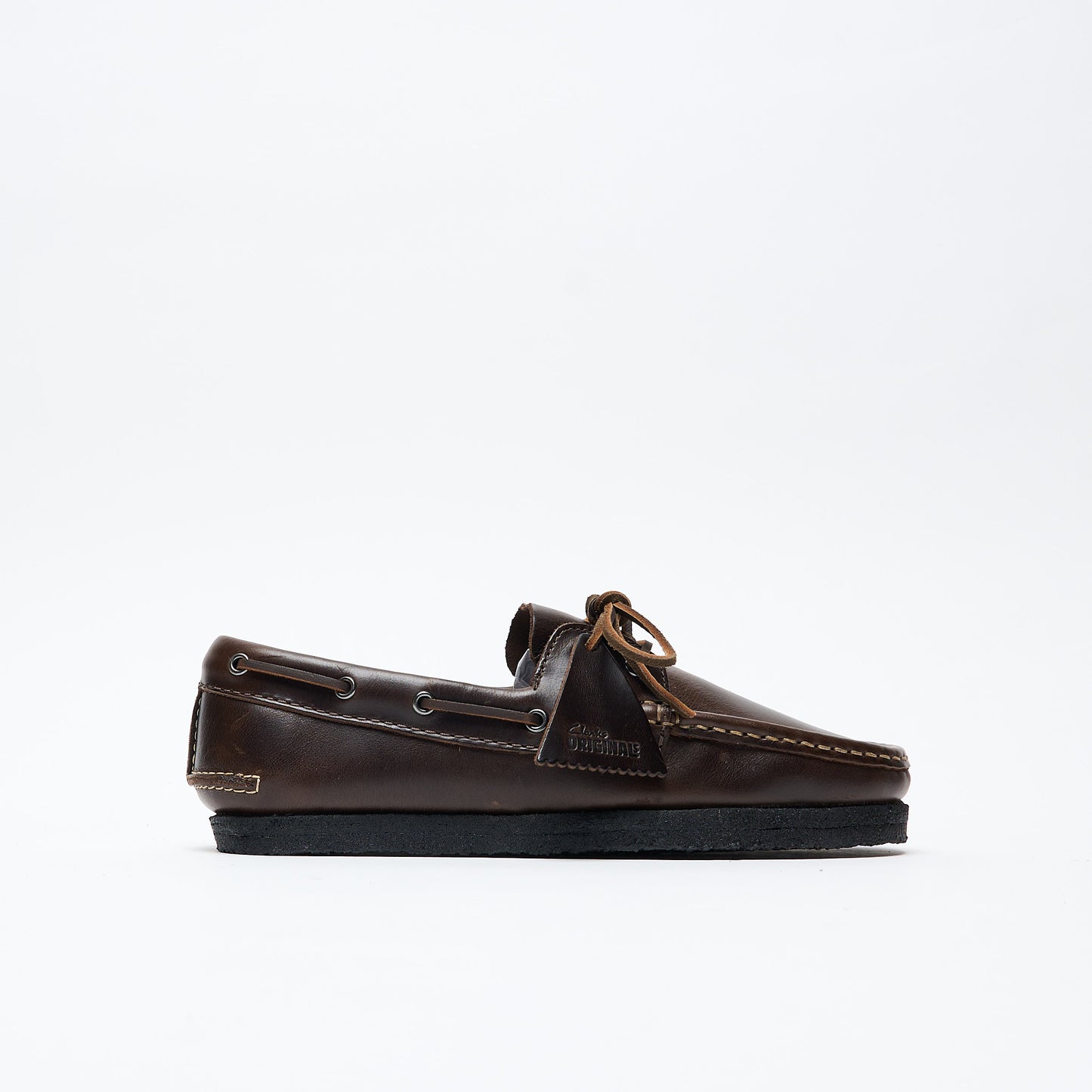 Clarks Originals - Godney Boat Leather (Brown/Black)