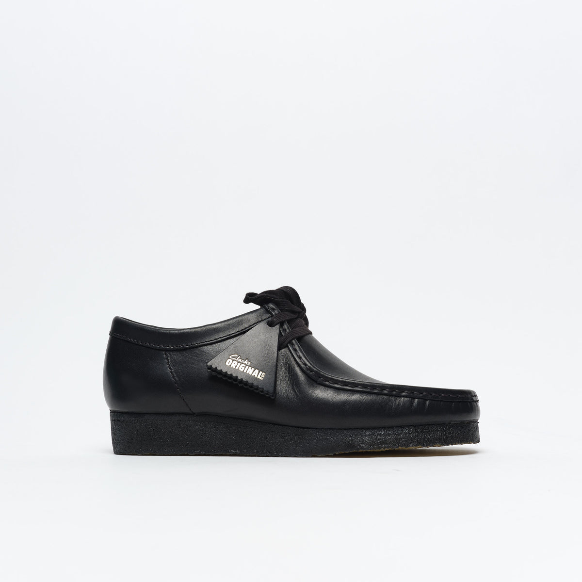Clarks Originals Wallabee Black Leather Men