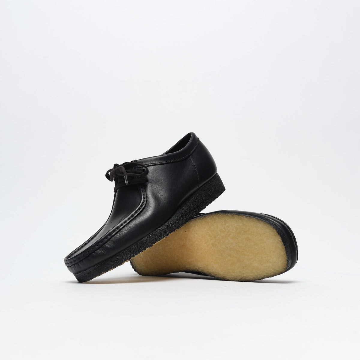 Clarks Originals Wallabee Black Leather Men