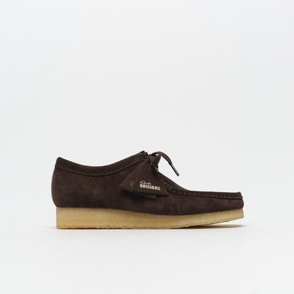 Clarks Originals Wallabee Dark Brown Suede