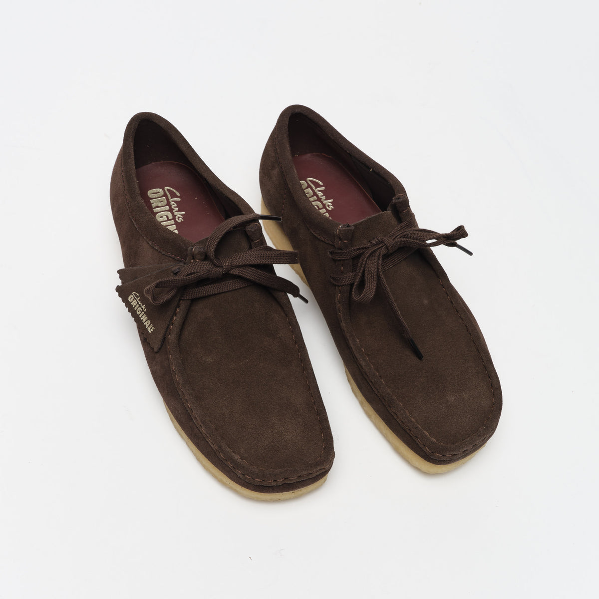 Clarks Originals Wallabee Dark Brown Suede
