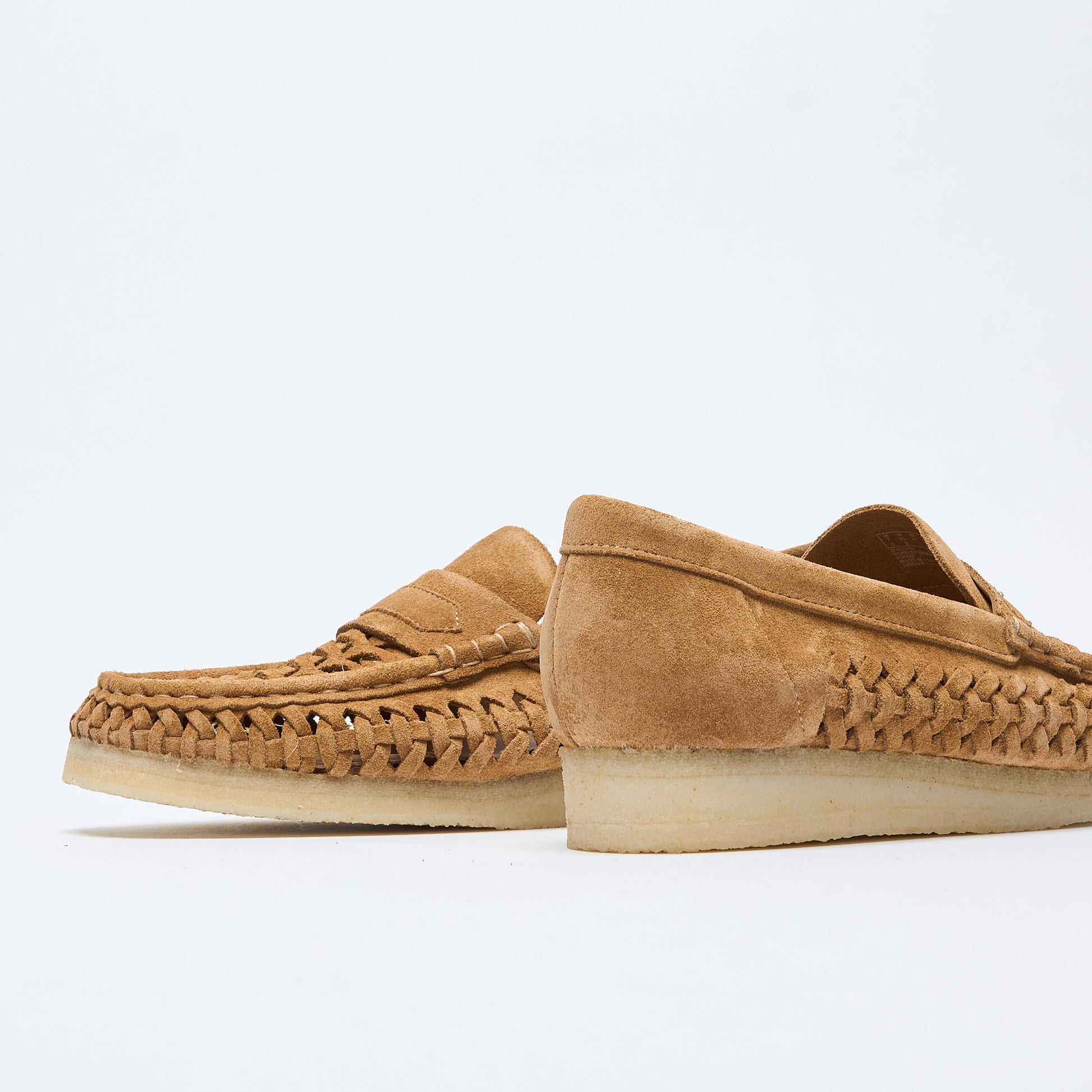 Clarks Originals - Wallabee Loafer Weave (Tan Suede)