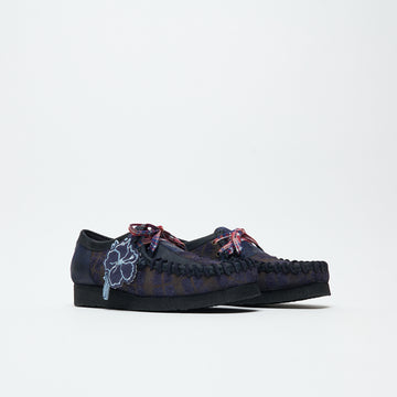 Nicholas Daley x Clarks Originals - Wallabee Combi (Navy)