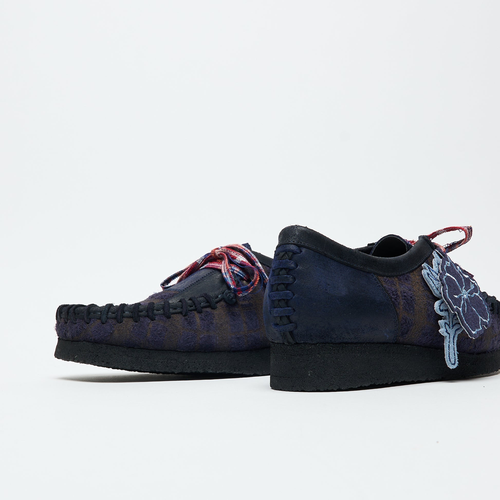 Nicholas Daley x Clarks Originals - Wallabee Combi (Navy)