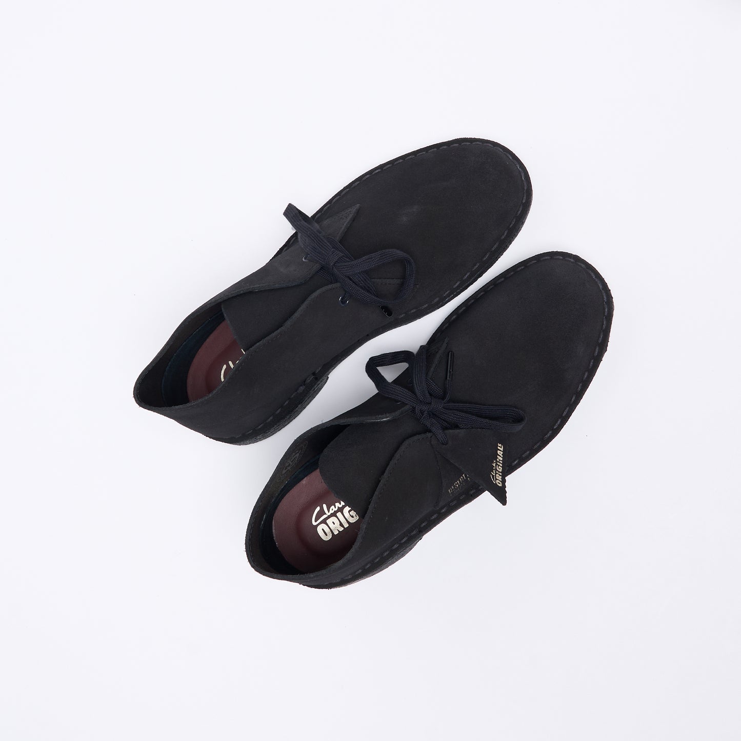 Clarks Originals - Desert Boot Suede (Black)