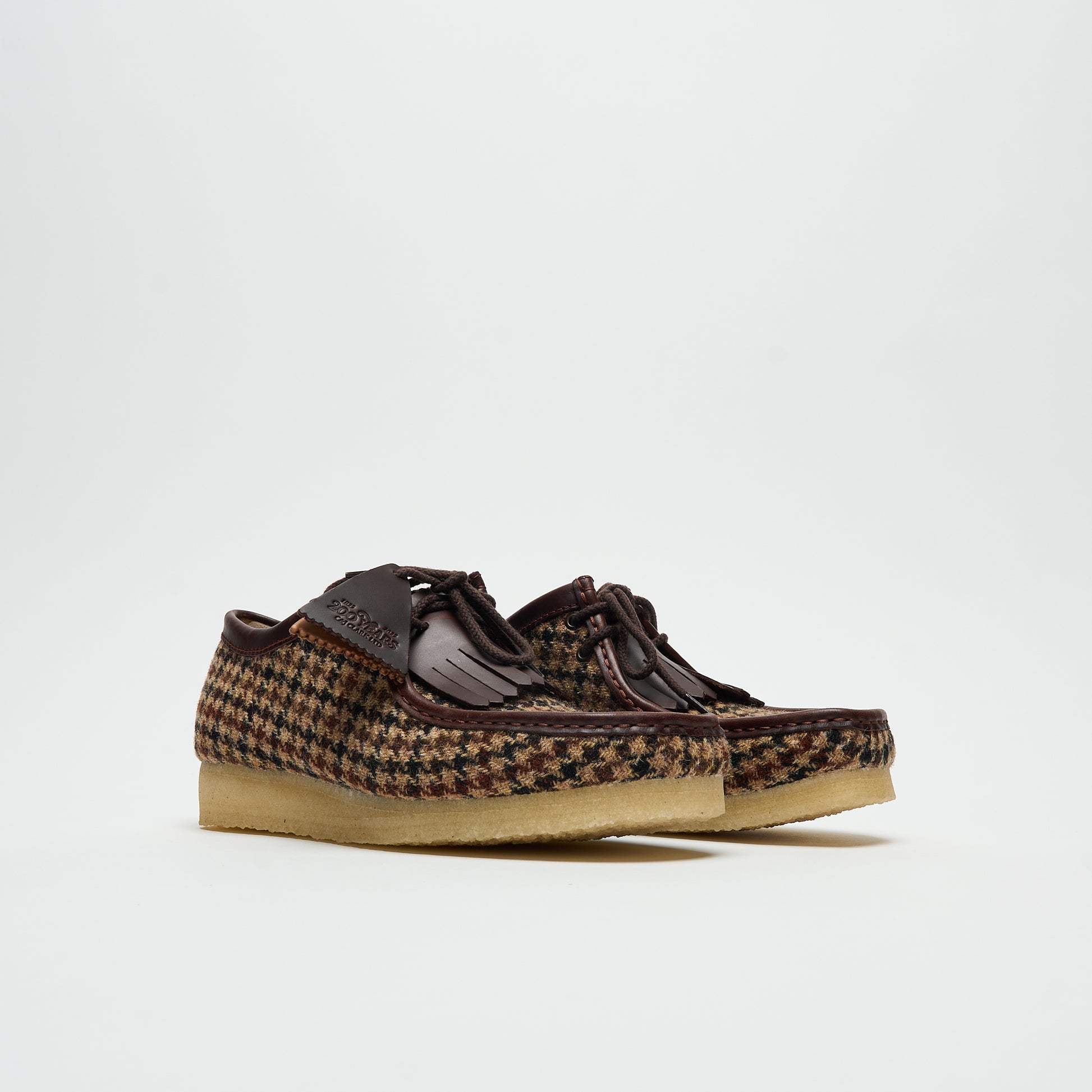 Harris Tweed x Clarks Originals - Wallabee  (Brown Tweed Combo)