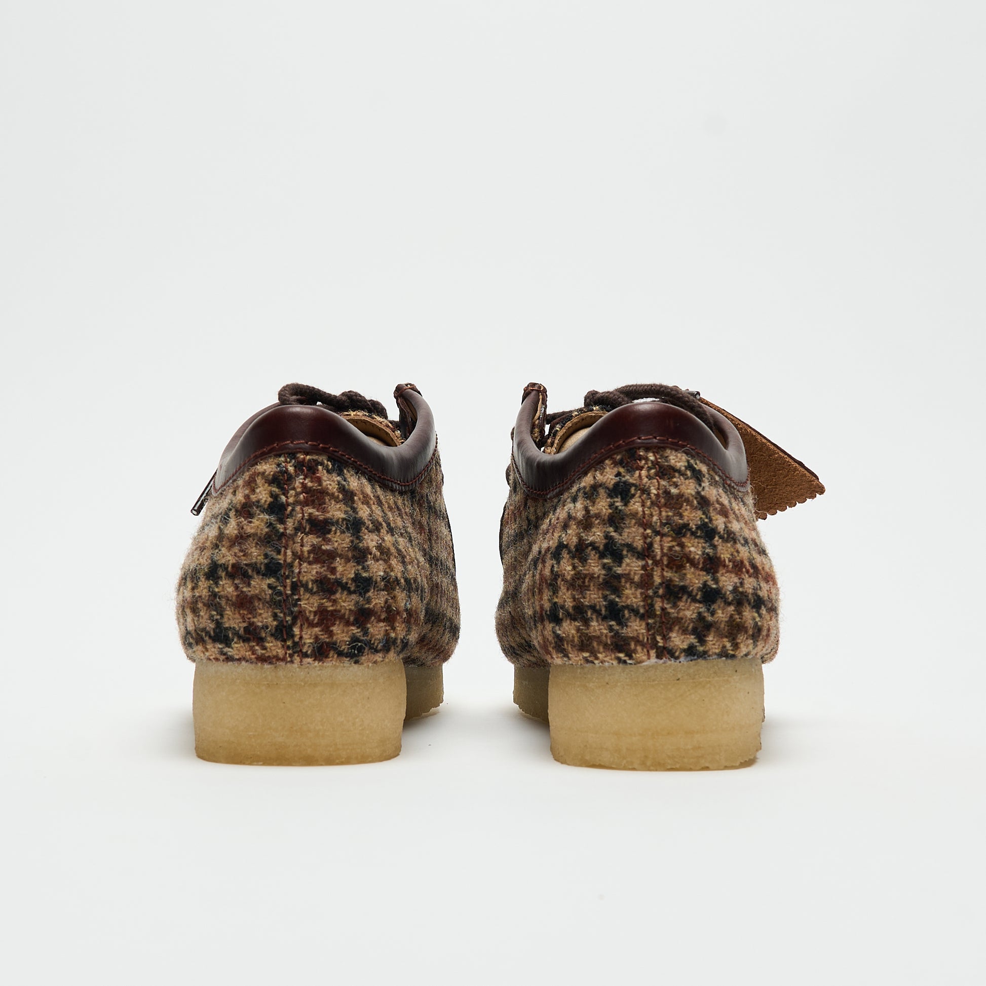 Harris Tweed x Clarks Originals - Wallabee  (Brown Tweed Combo)