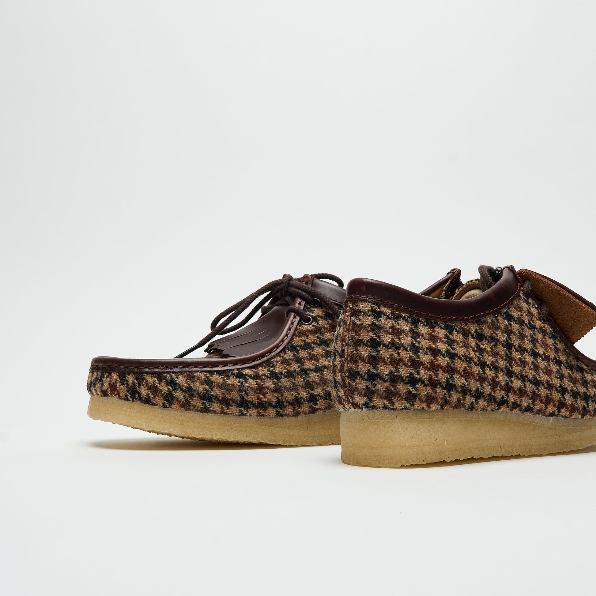 Harris Tweed x Clarks Originals - Wallabee  (Brown Tweed Combo)
