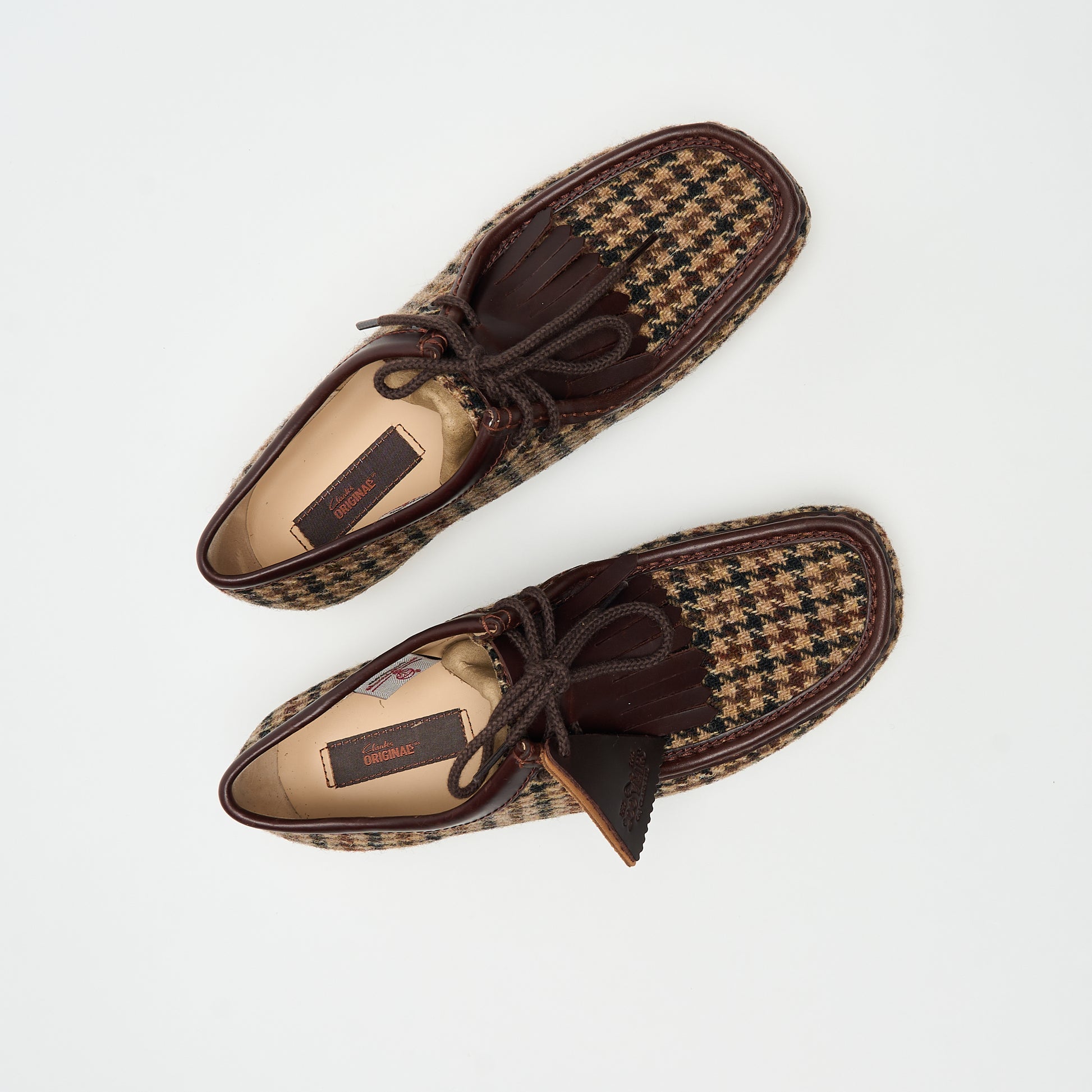 Harris Tweed x Clarks Originals - Wallabee  (Brown Tweed Combo)
