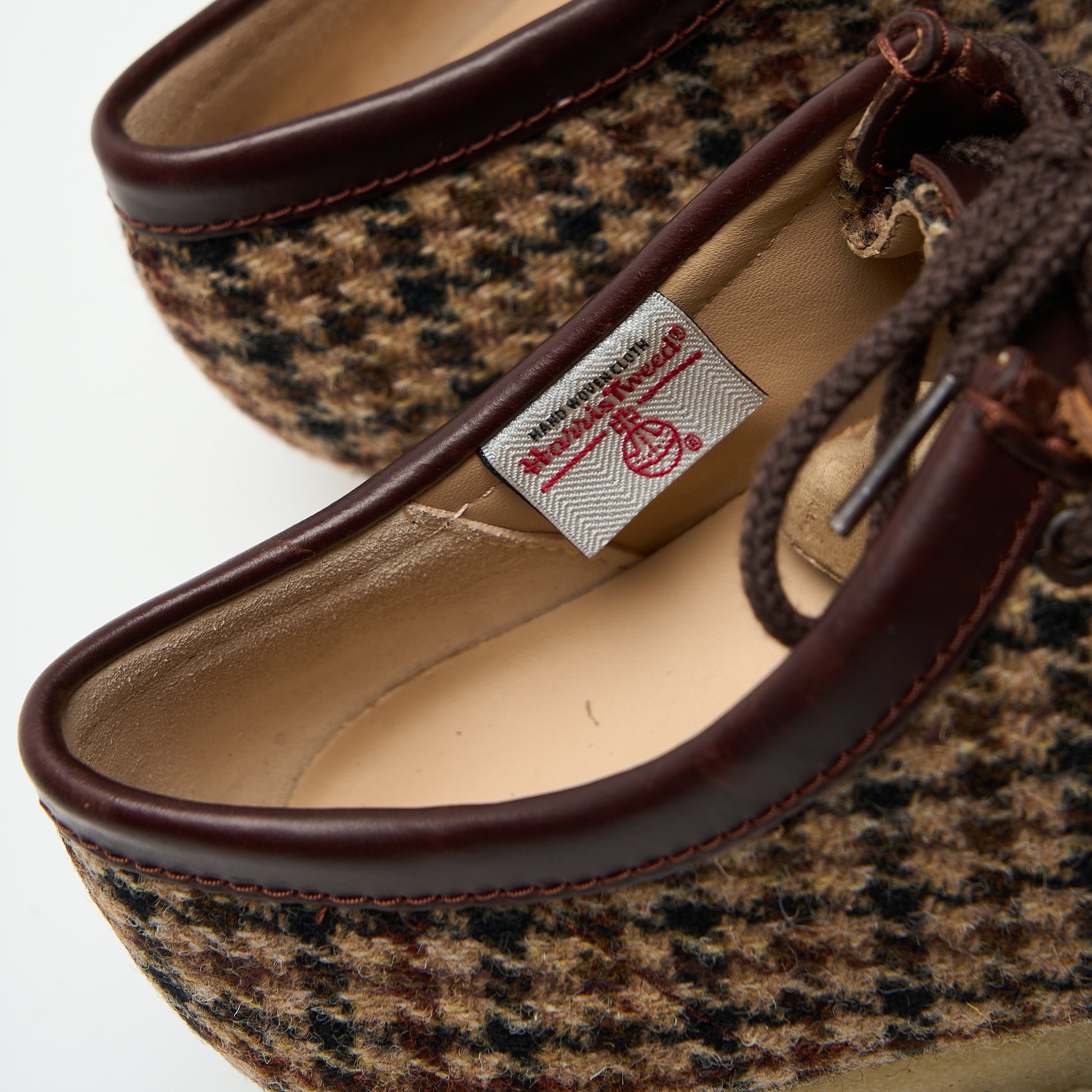 Harris Tweed x Clarks Originals - Wallabee  (Brown Tweed Combo)