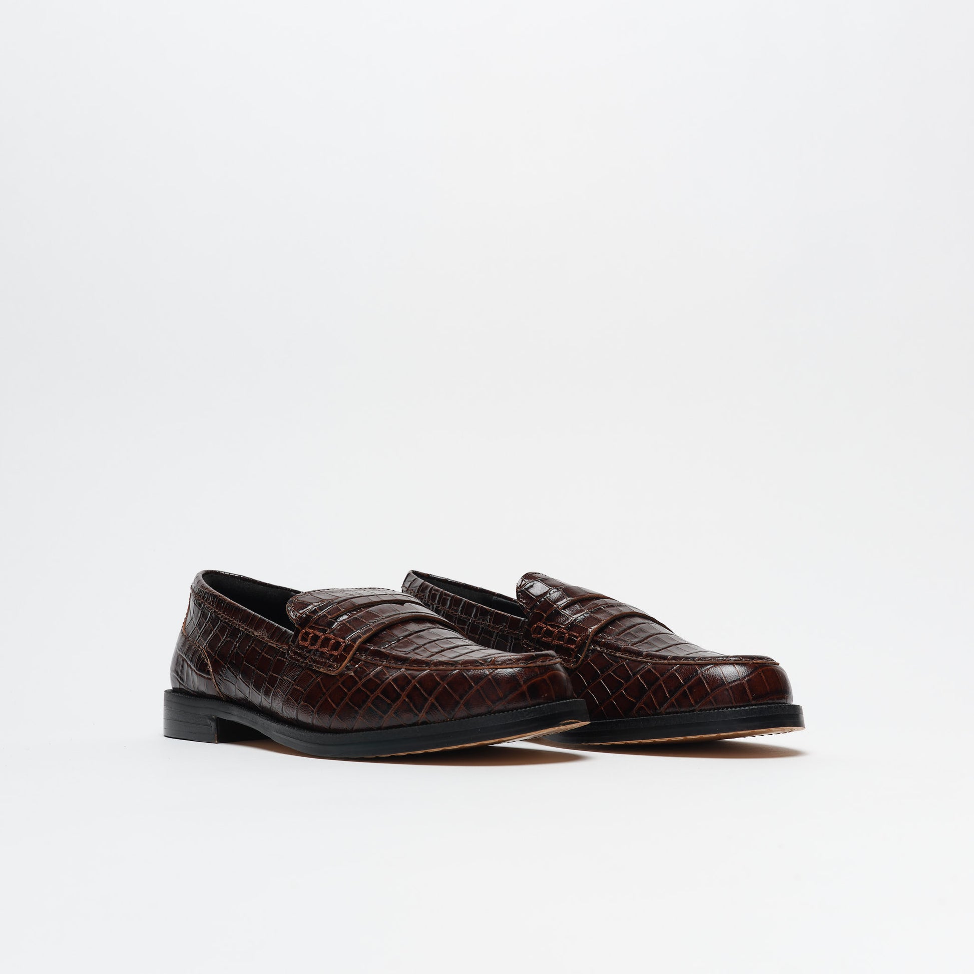 Clarks Straven2 Penny Brown Croc Women