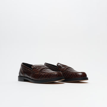Clarks Straven2 Penny Brown Croc Women