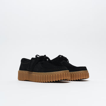 Clarks Torhill Bee Black Suede / Gum  (W)