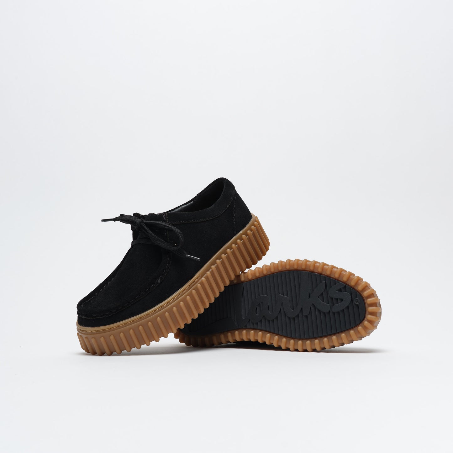 Clarks Torhill Bee Black Suede / Gum  (W)
