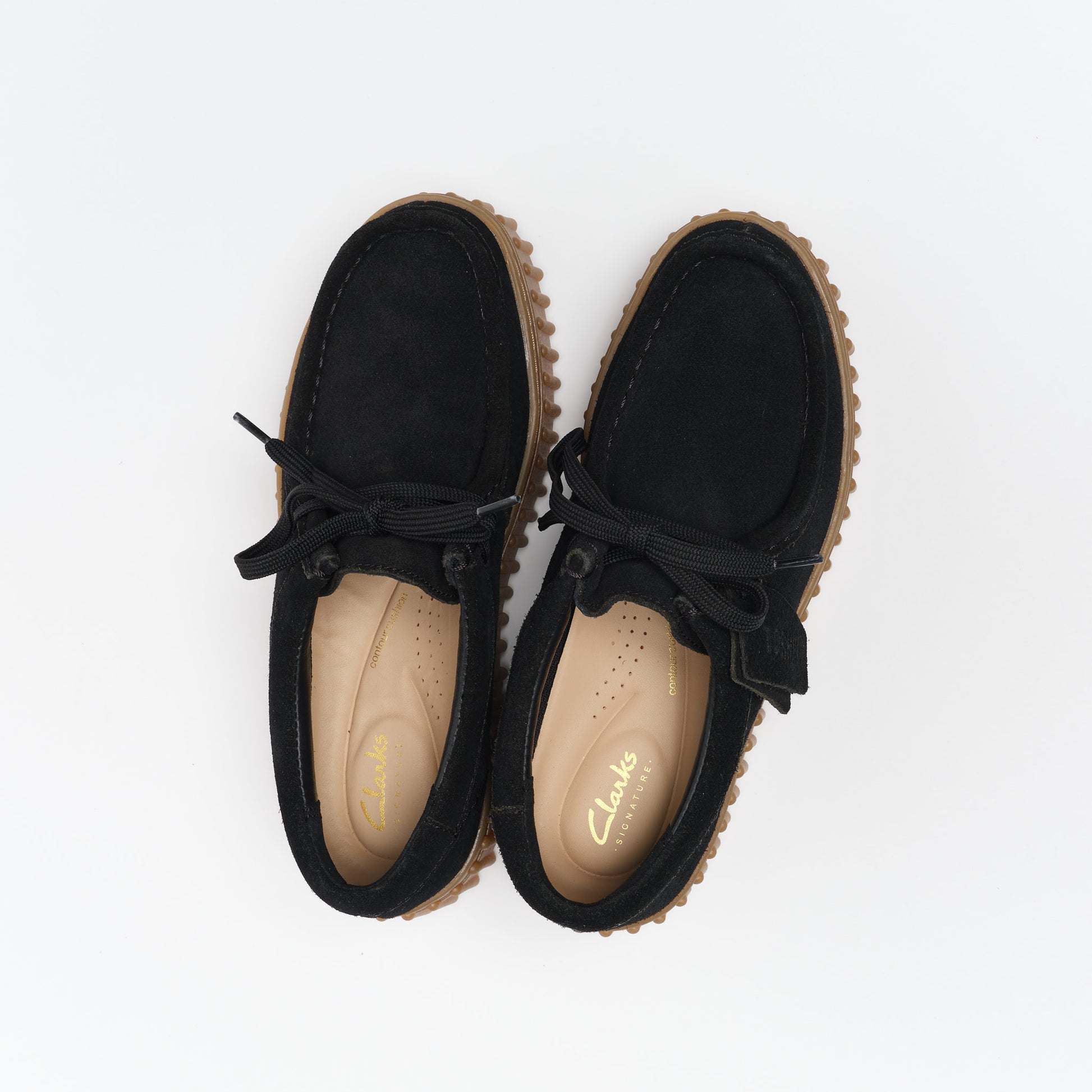 Clarks Torhill Bee Black Suede / Gum  (W)