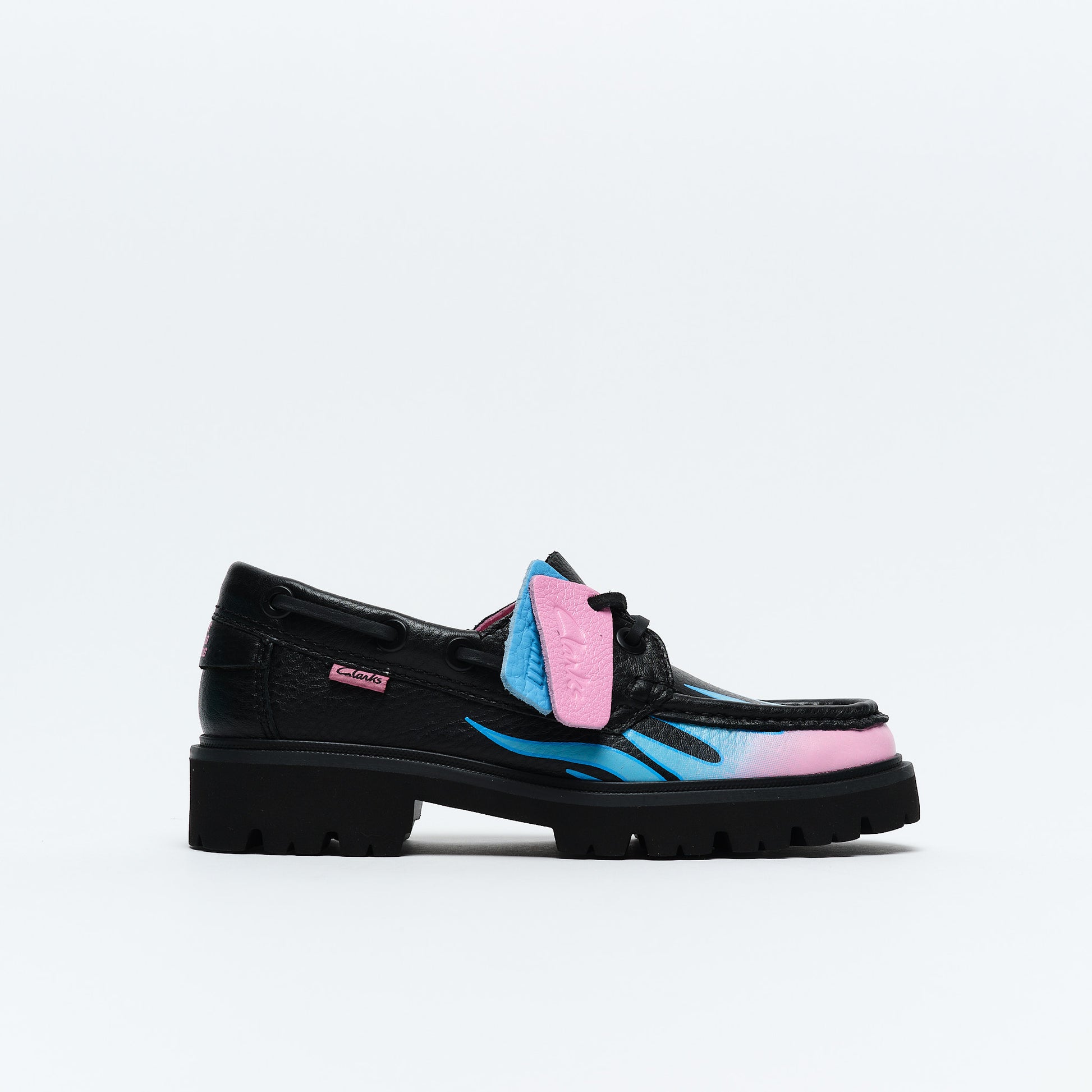 Clarks Originals x Bisous Skateboard - Cleyhill Fire (Black)