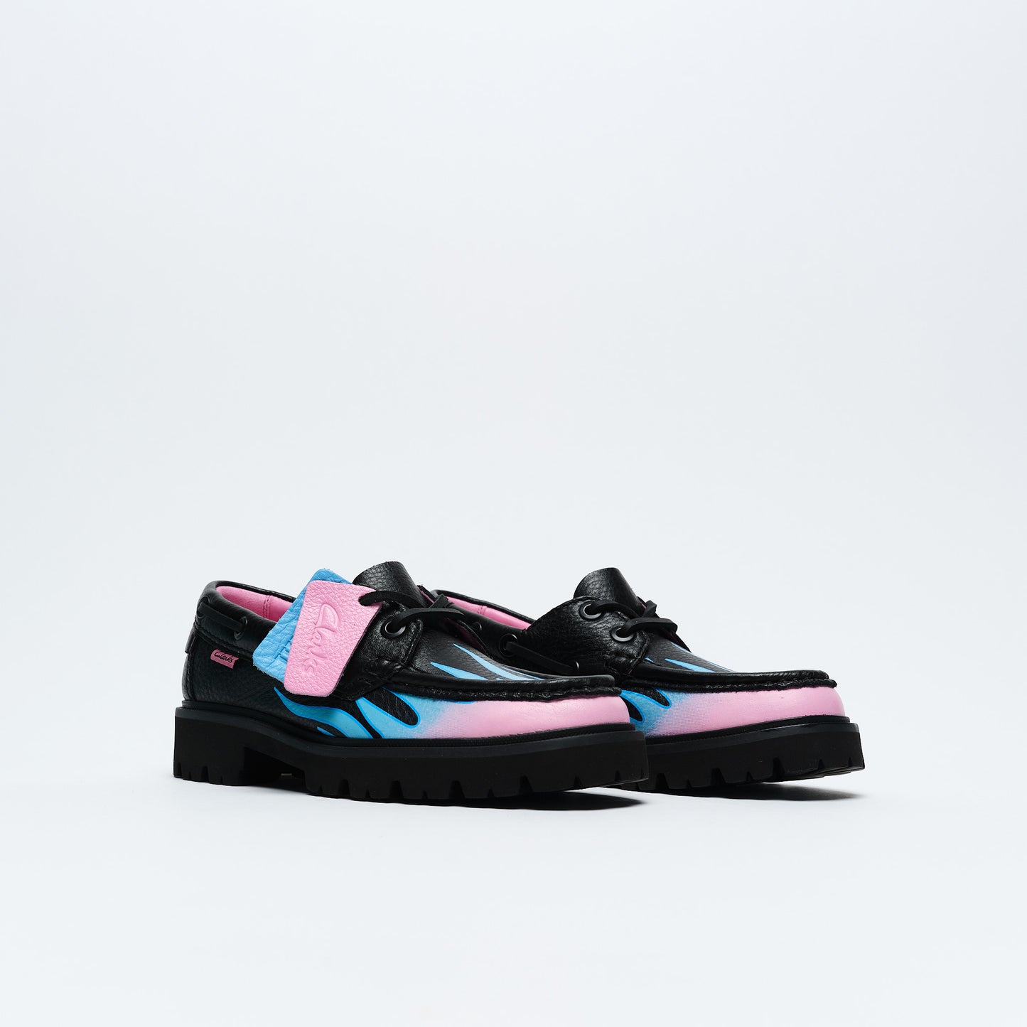 Clarks Originals x Bisous Skateboard - Cleyhill Fire (Black)