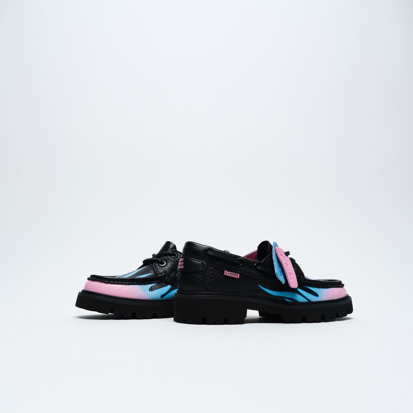 Clarks Originals x Bisous Skateboard - Cleyhill Fire (Black)