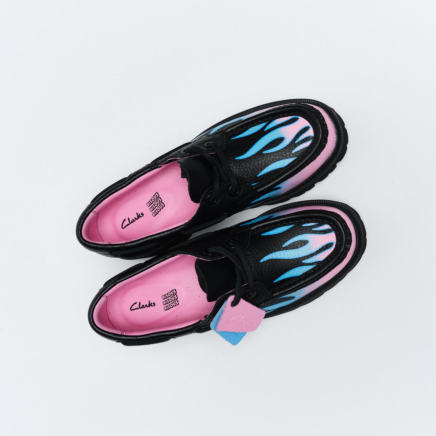 Clarks Originals x Bisous Skateboard - Cleyhill Fire (Black)