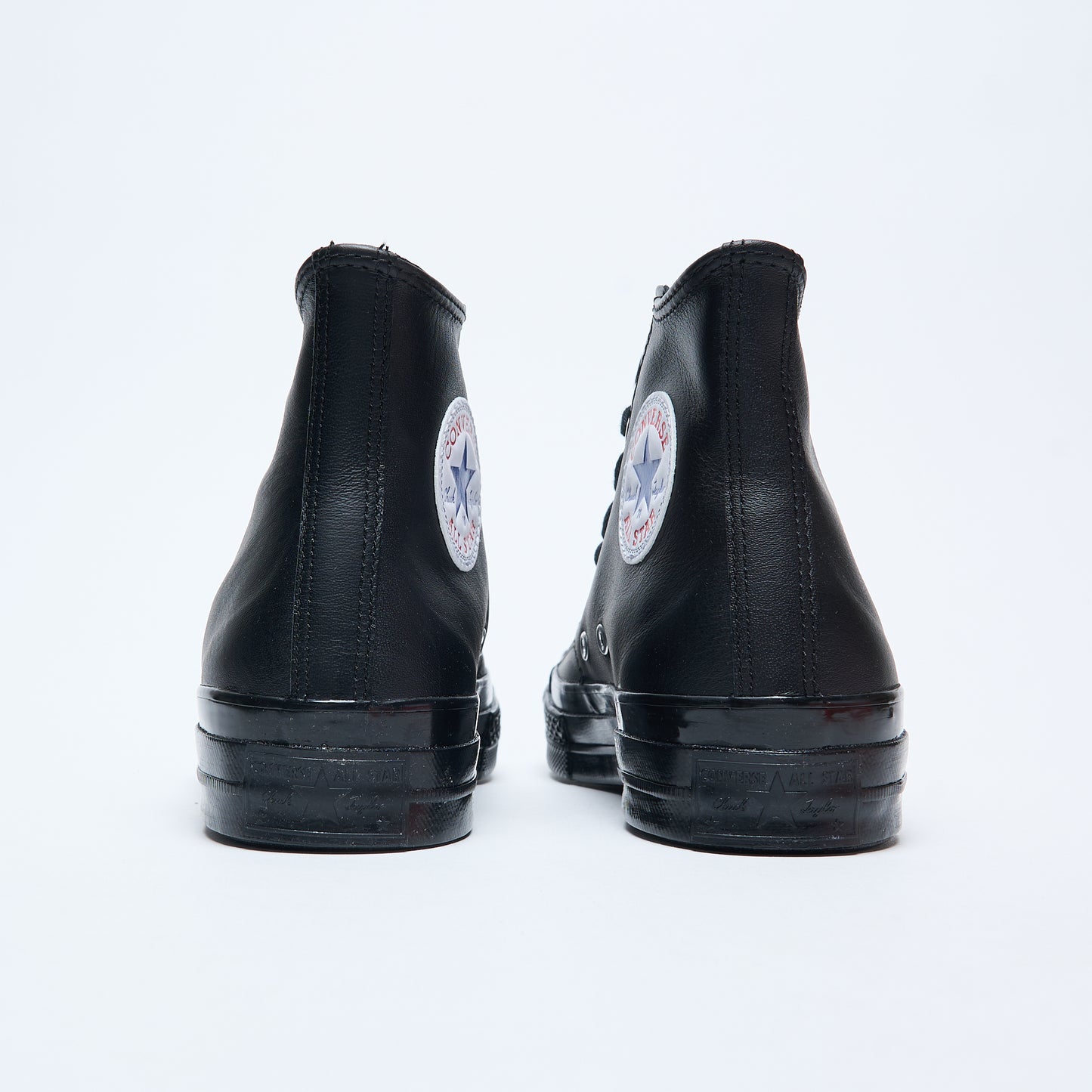 Converse - Chuck 70 HI Leather (Black/Black/White)