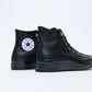 Converse - Chuck 70 HI Leather (Black/Black/White)