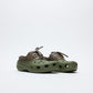 Sabots - Crocs Classic Islander Boat Clog (Army Green/Walnut)