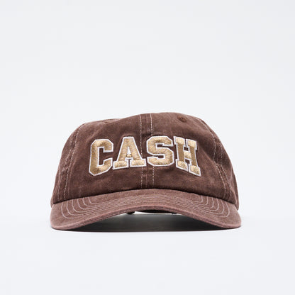 Cash Only - Campus 6 Panel Cap (Brown)