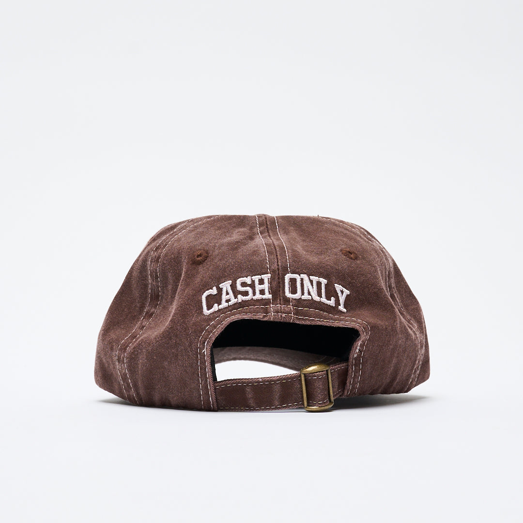 Cash Only - Campus 6 Panel Cap (Brown)