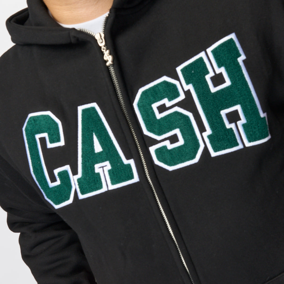 Cash Only - Campus Zip-Thru Hood (Black)