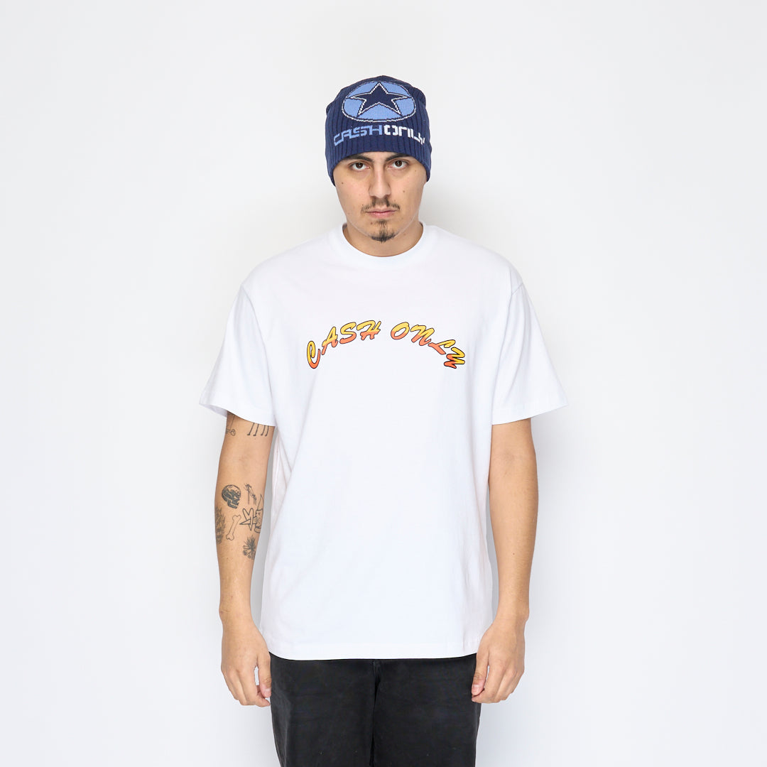 Cash Only - Logo Tee (White)